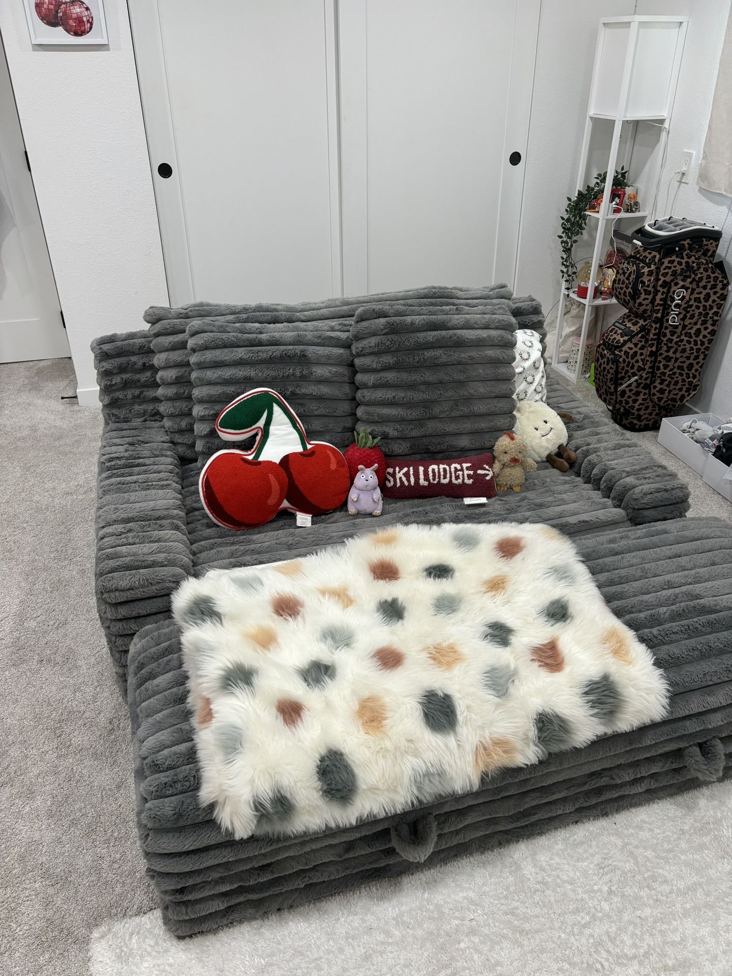 Grey 2 Sectional Couch
