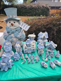 SnoBuddies Winter Village Figurine Collection