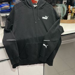 Puma Pullover Black Hoodie (XL)