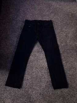 Dark Wash Men's Straight Leg Jeans