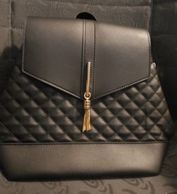 Black Purse Backpack 