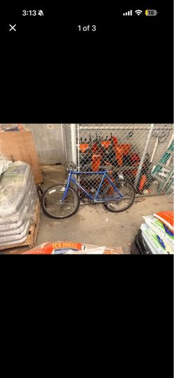 Blue Adult Road Bicycle