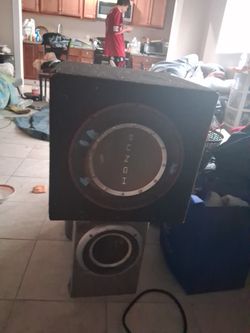 Speaker Box With Speaker It Works  But If Want Can Be Replaced With Another Obe Of Yours