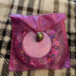 Handcrafted in India Sequin Rhinestone Cosmetic Handheld Compact Mirror