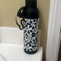 Mickey Mouse Stainless Steel With Carry On Clip New With Tags 