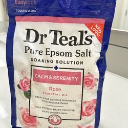 Dr teal’s Pure Epsom Salt Soaking Solution Bathroom Decor