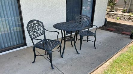 Wrought Iron Patio Furniture Set