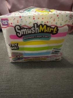 Crazy Fun SmushMart Rainbow Layer Cake Squishy Toy