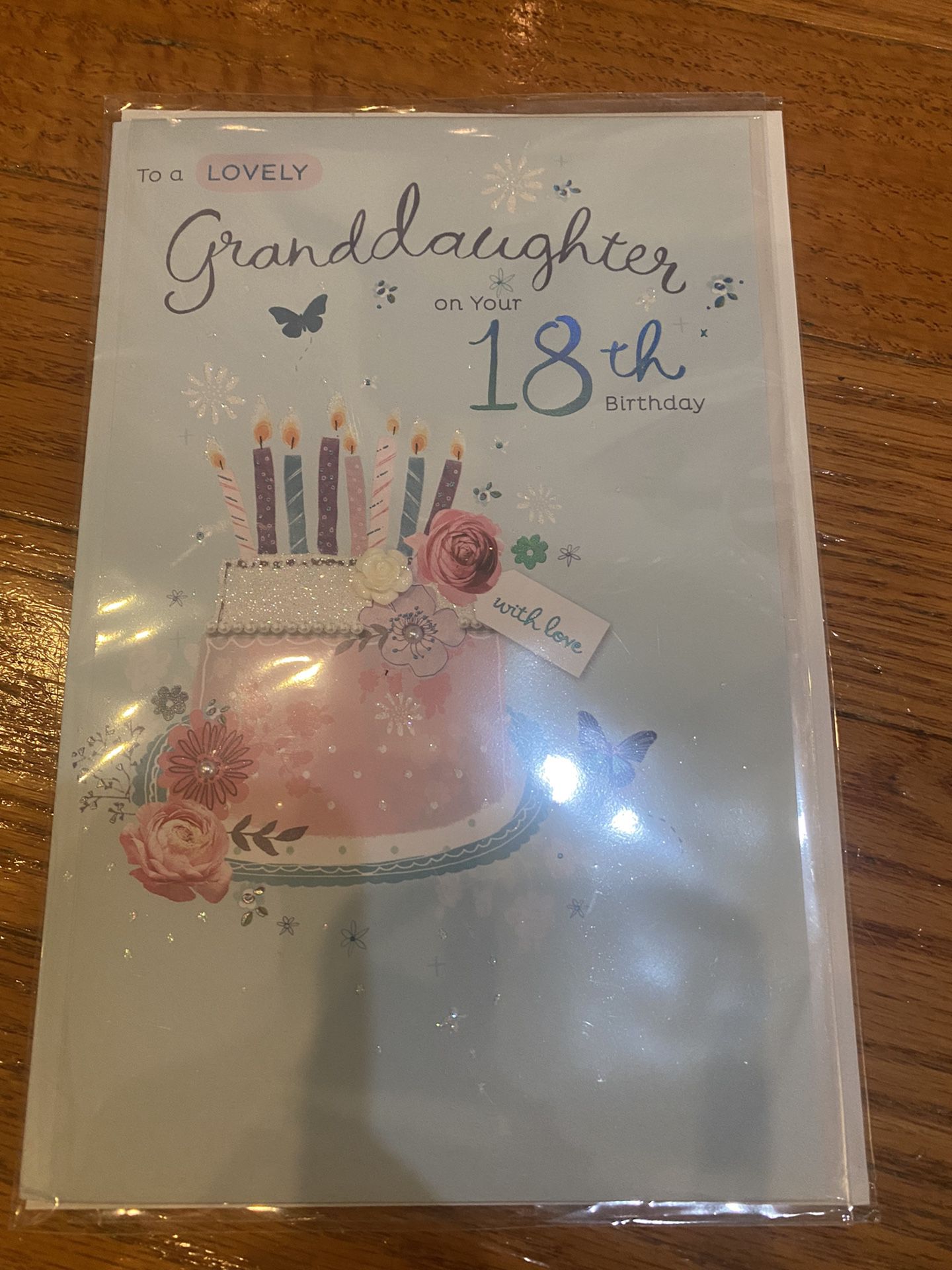 Carlton Granddaughter 18th Birthday Card - New