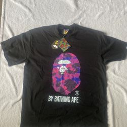 *NEW* Bape Purple Camo T-shirt XL