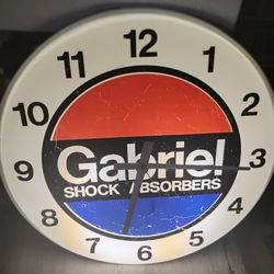 Rare Vintage Huge Gabriel Shocks Clock  Works