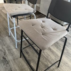 IKEA (4) Chair / Bar stool with backrest, counter height
