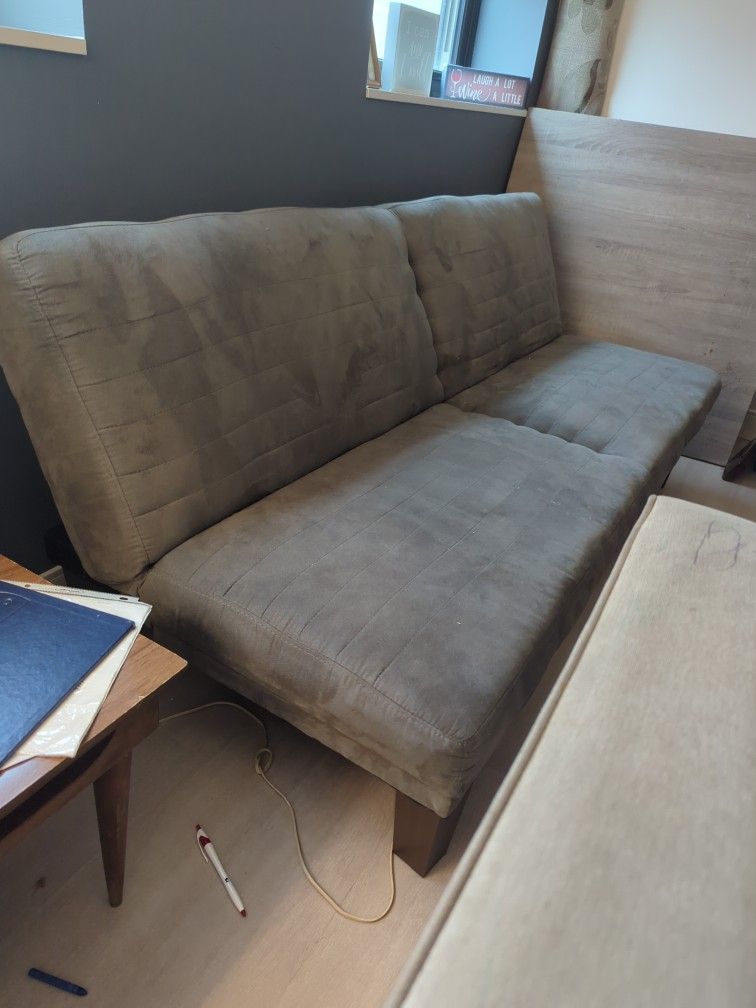 Gray Futon Couch