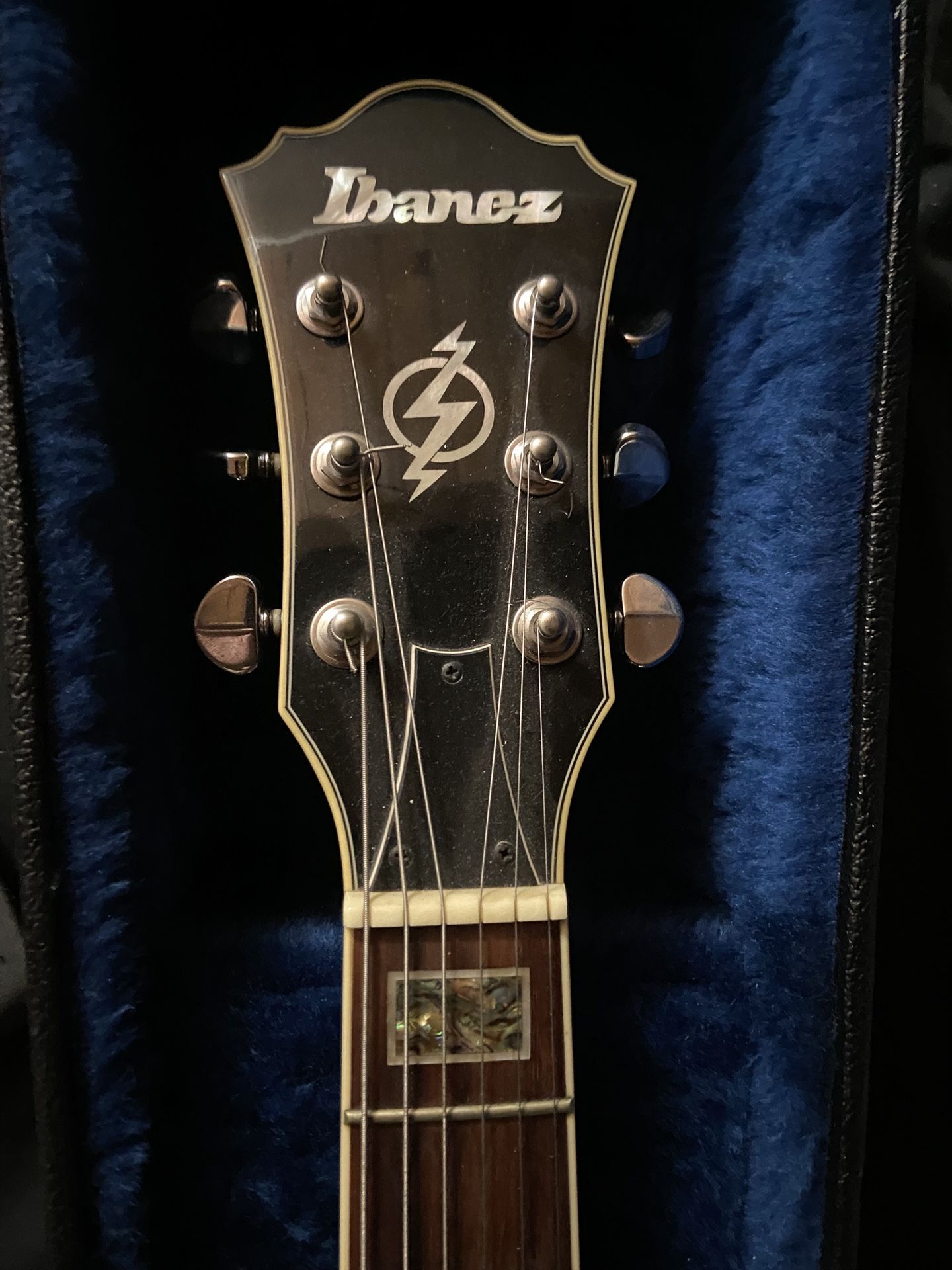 Transparent Red Ibanez Artcore