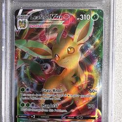 2021 Pokemon SWSH Evolving Skies Leafeon VMAX #008/203