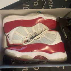 Jordan 11s, Red Cherry, Size 10.5 In Men’s 