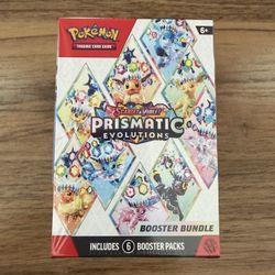 Prismatic Evolution Booster Bundle Pokemon