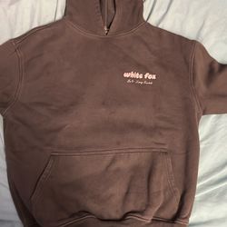 White fox hoodie