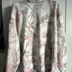 pink camo hoodie