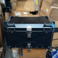 65L Aluminum 24” x 16” Motorcycle Bike Trunk Tour Tail Box Luggage Storage Top Case carrier Honda BMW Yamaha