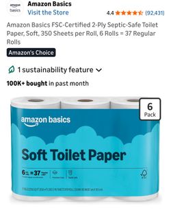 Moving sale!Amazon Basics Toilet Paper, 350 Sheets per Roll