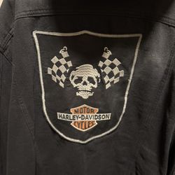 Denim Harley Davidson Coat