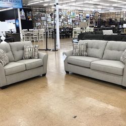 Ardmead Putty Living Room Set /couch /Sofa and Loveseat 