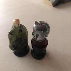 Wild country aftershave Avon vintage empty no box it’s a pony green glass