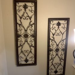 Set of Two Decorative Wall Panels