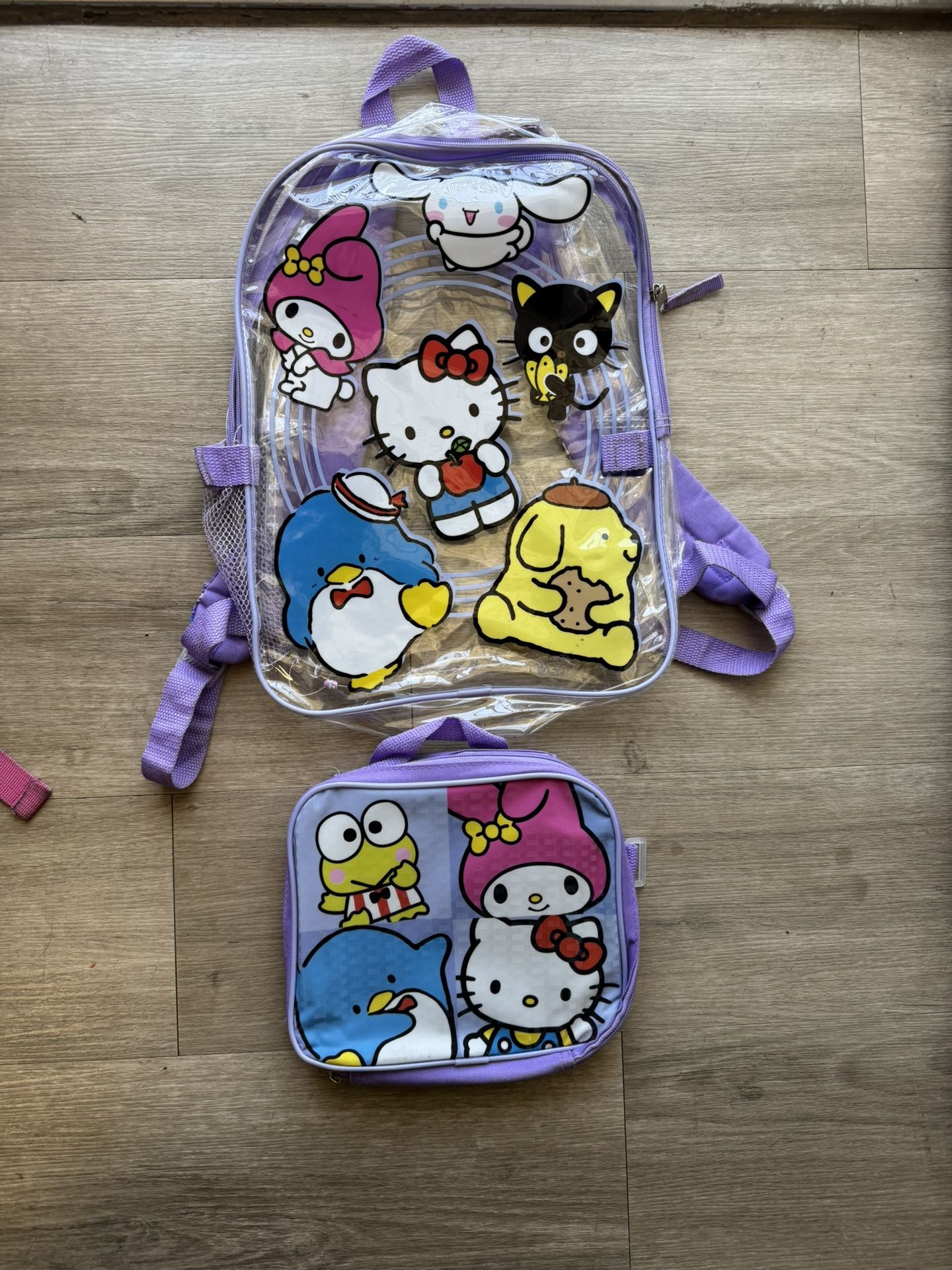 Hello Kitty & Friends Set With Lunch Bag / Brand New