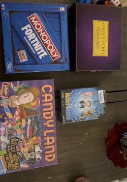 Fortnite,will Wonka & Rick N Morty Board Games