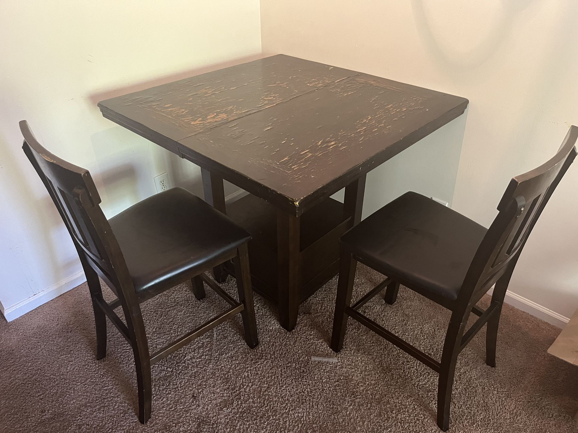 Brown Kitchen Table