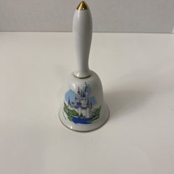Disney WDW Vintage Cinderella Castle Porcelain Bell (made in Japan)