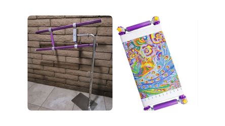 Heavy Duty Embroidery Frame & Cross Stitch 80cm