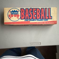 1990 Fleet Baseball Trading Cards And Stickers 