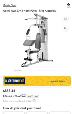 GOLDS GYM XR45 for Sale in Woodbridge VA OfferUp