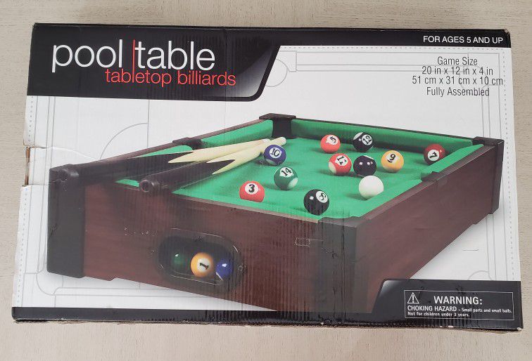Kids Tabletop Pool Table