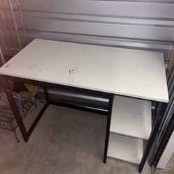Desk W/ Shelves