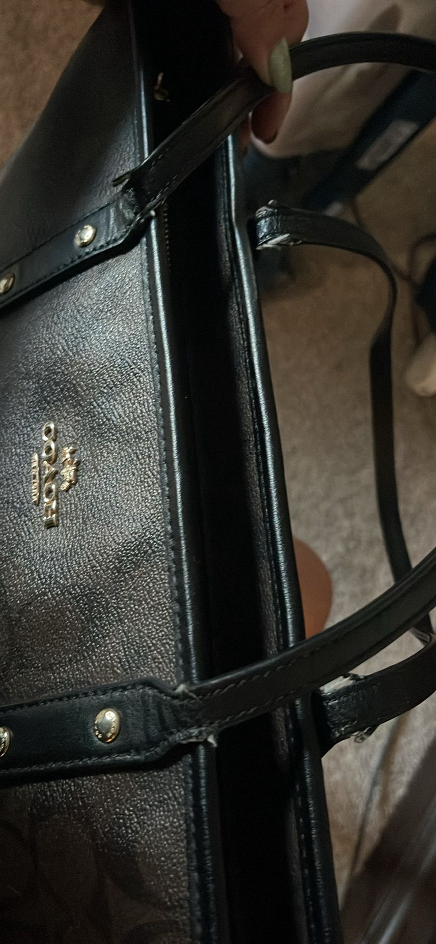 Black and brown medium bag