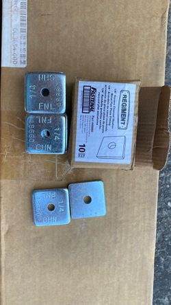 Flat strut washers 1/4 hole sync played 10pk
