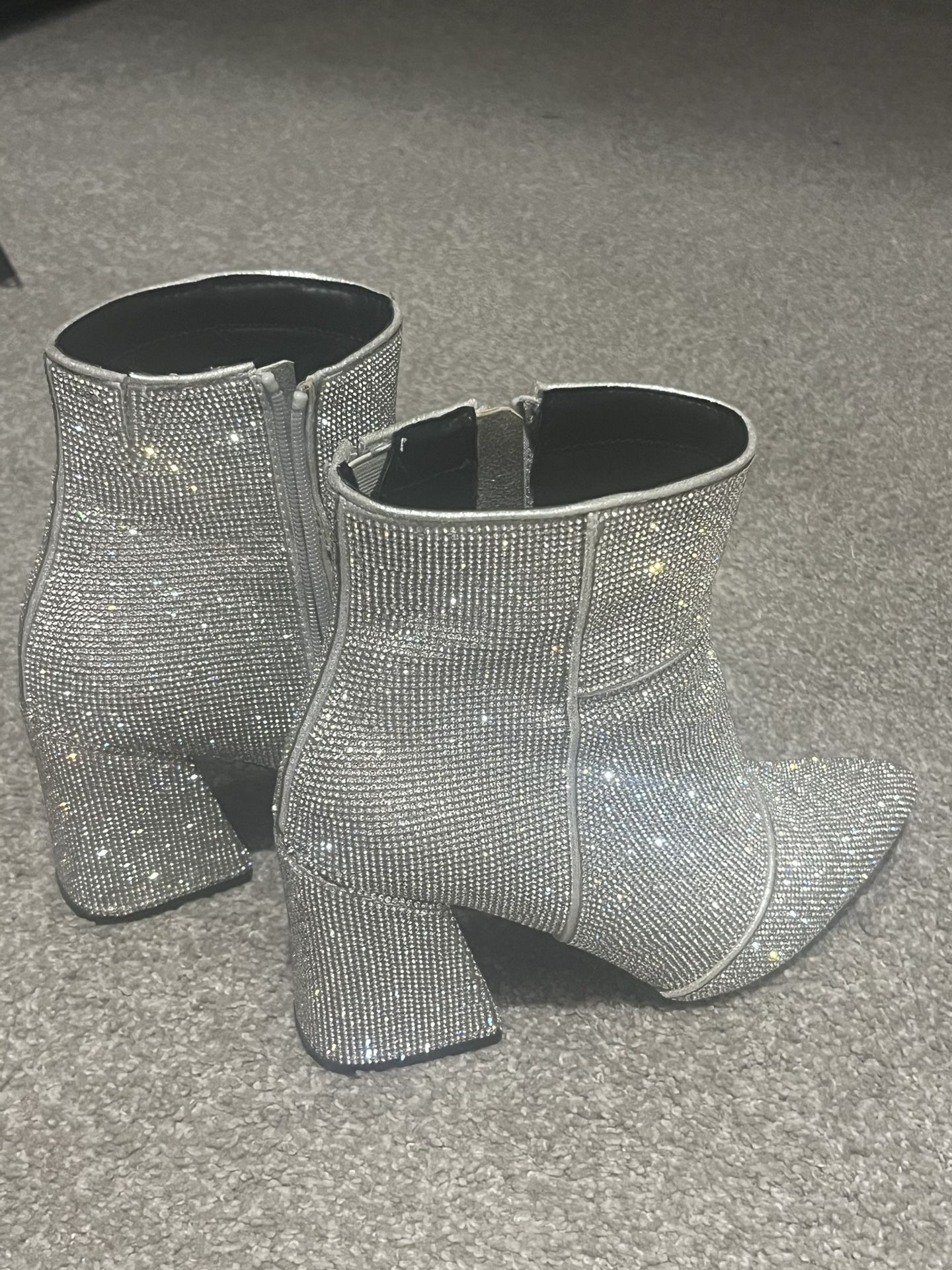Diamond Studded Boots