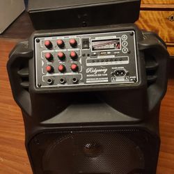 Ridgeway 12” Rechargeable Bluetooth Party DJ Speaker (QS-1238)