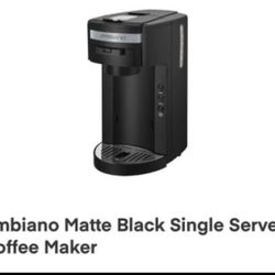 Black Single Serve Coffee Maker