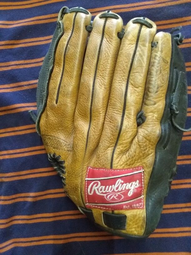 Rawlings Left Handed Baseball Glove
