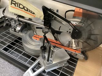 Ridgid Corded 12” Double Bevel Sliding Miter Saw $350