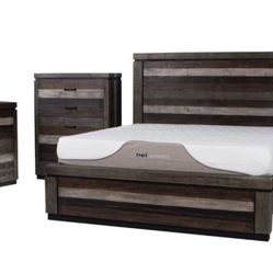 Six piece king bedroom set