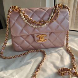 Chanel Pink Pearl Bag
