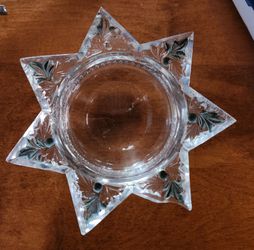 Antique Victorian Goofus Glass Magnifying Glass Paperweight