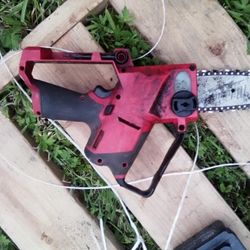 2 Milwaukee Chain Saws 