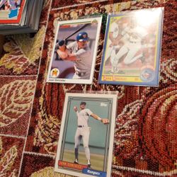 Texas Rangers Juan Gonzalez Baseball Cards Lot 
